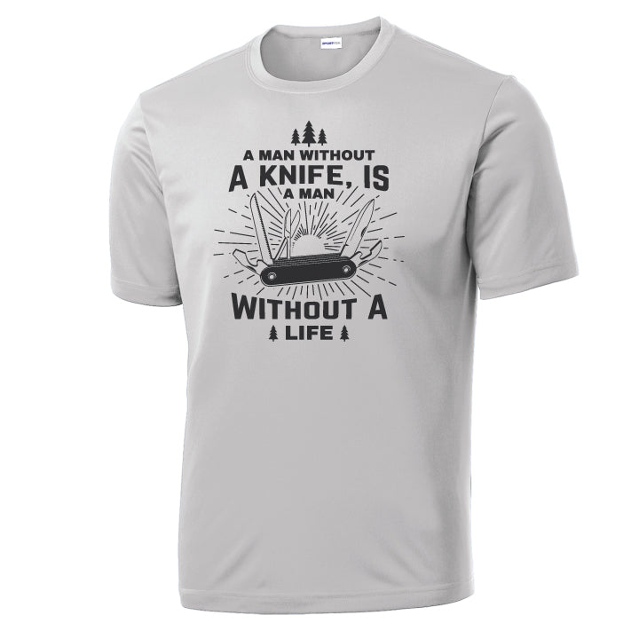 A man without his knife... Tee