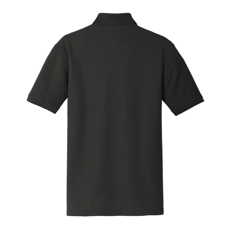 Comprehensive Polo_Black with Embroidery