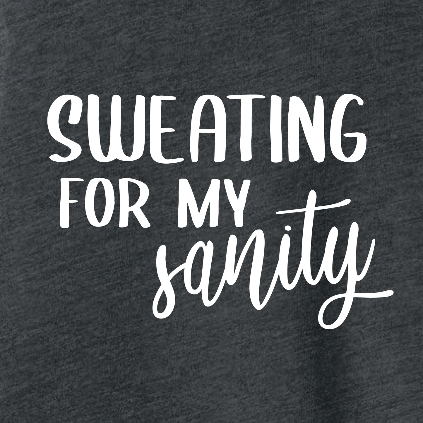 Sweating for my sanity- crop tank