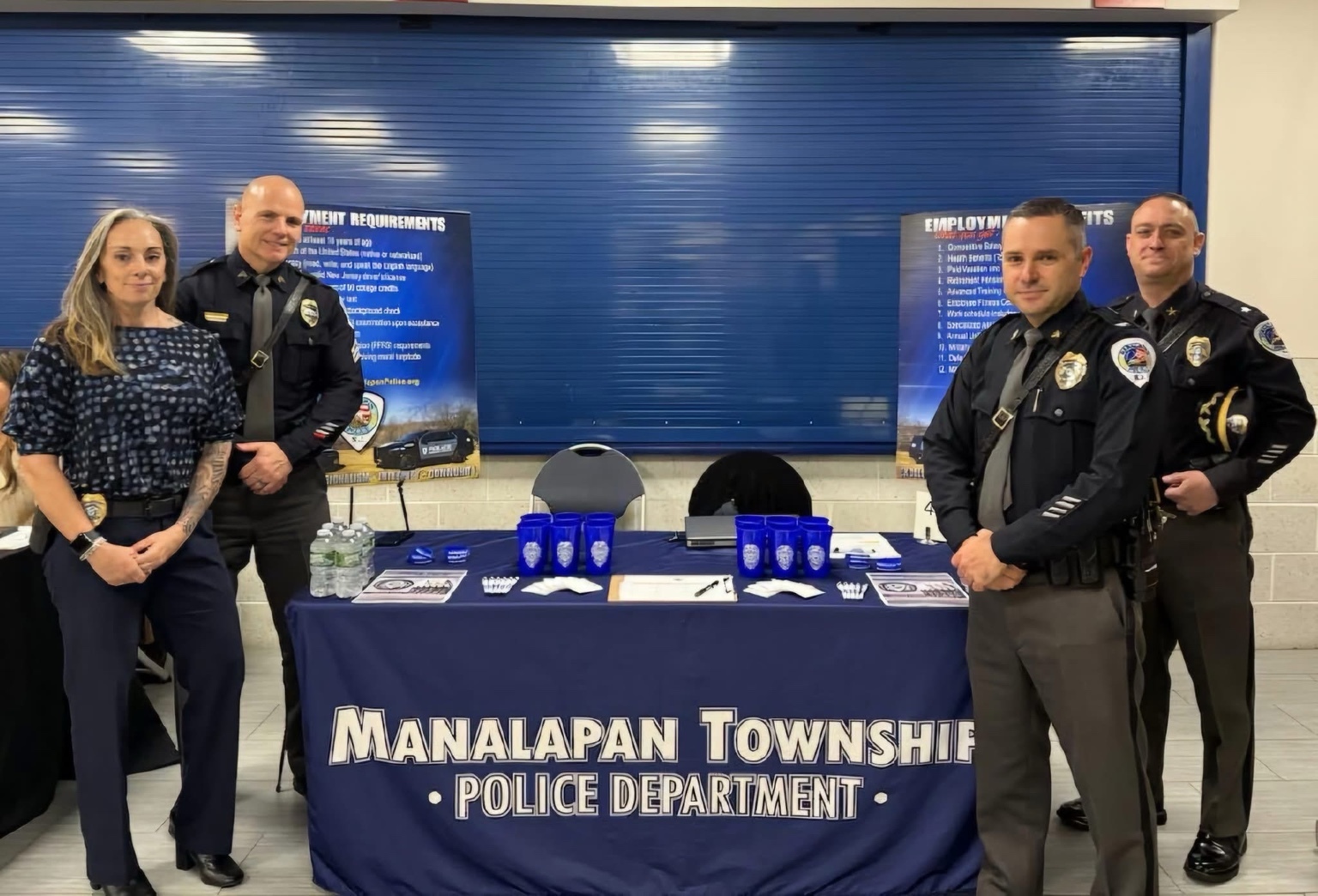 Manalpan Police Department Custom Made Table Cloth